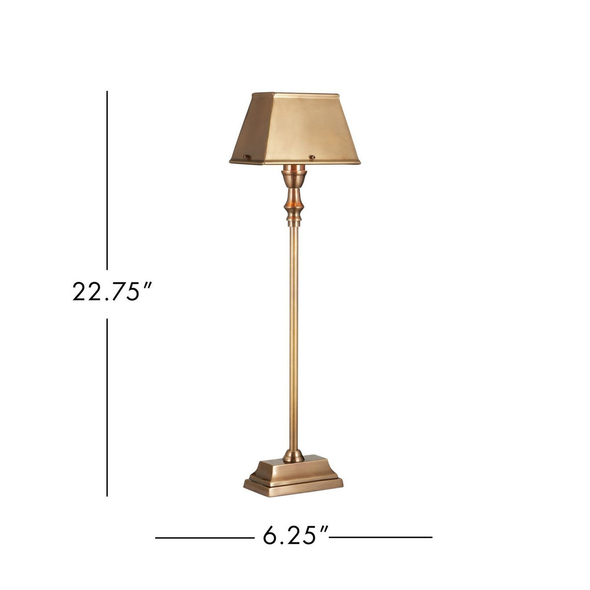 Currey and Company 6000-1058 Geddy Table Lamp in Antique Brass