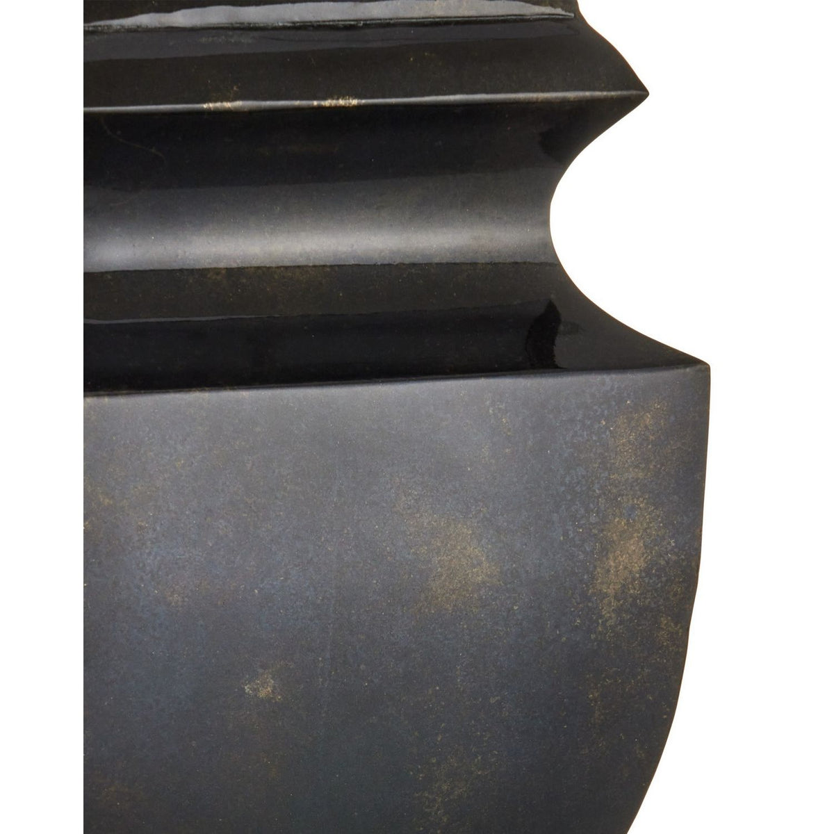 Currey and Company 6000-1061 Balustrade Table Lamp in Distressed Light Black