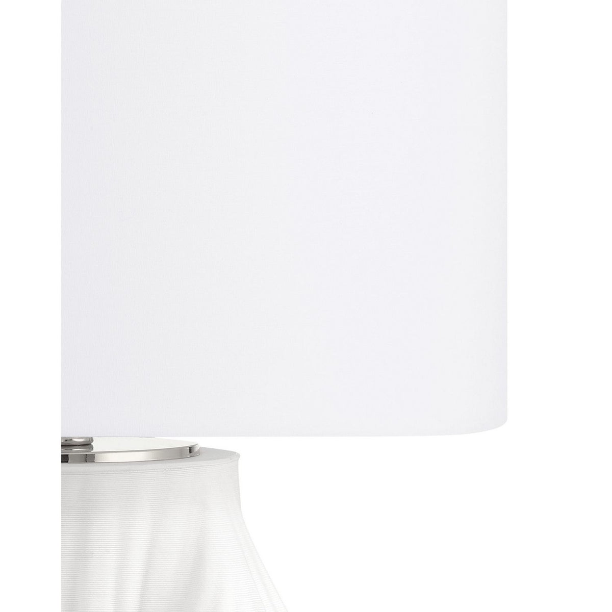 Currey and Company 6000-1067 Watershed Table Lamp in White