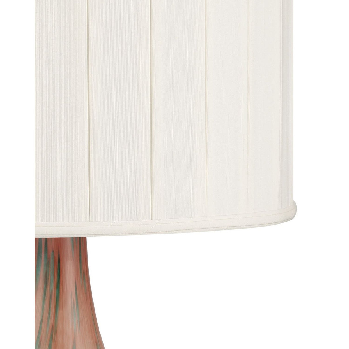 Currey and Company 6000-1068 Brielle Table Lamp in Pale Pink/Green/Brown/Gold Leaf