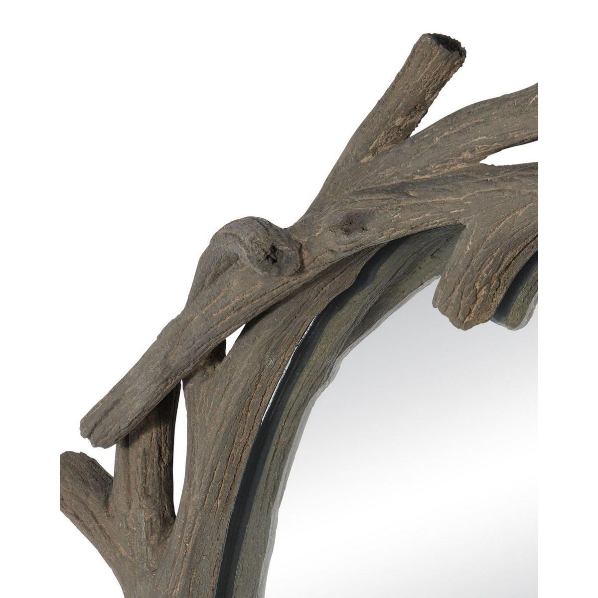 Currey and Company 1000-0187 Dunmore Arch Mirror in Charbon de Bois