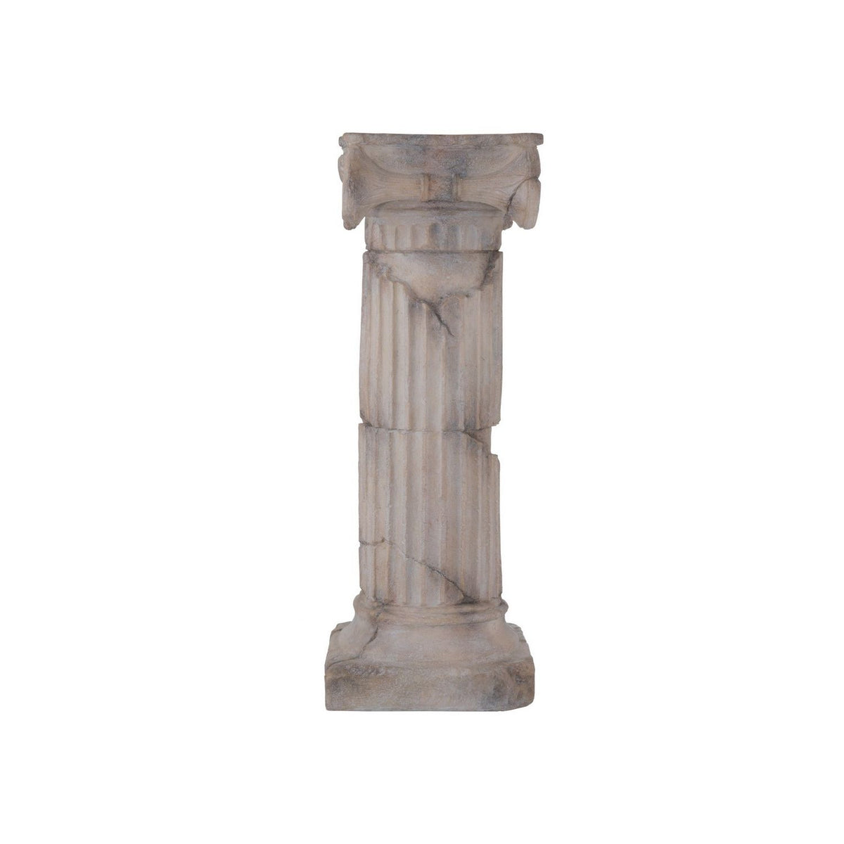 Currey and Company 1200-1087 Phoenician Pillar with Capital in Antique Reddish Brown