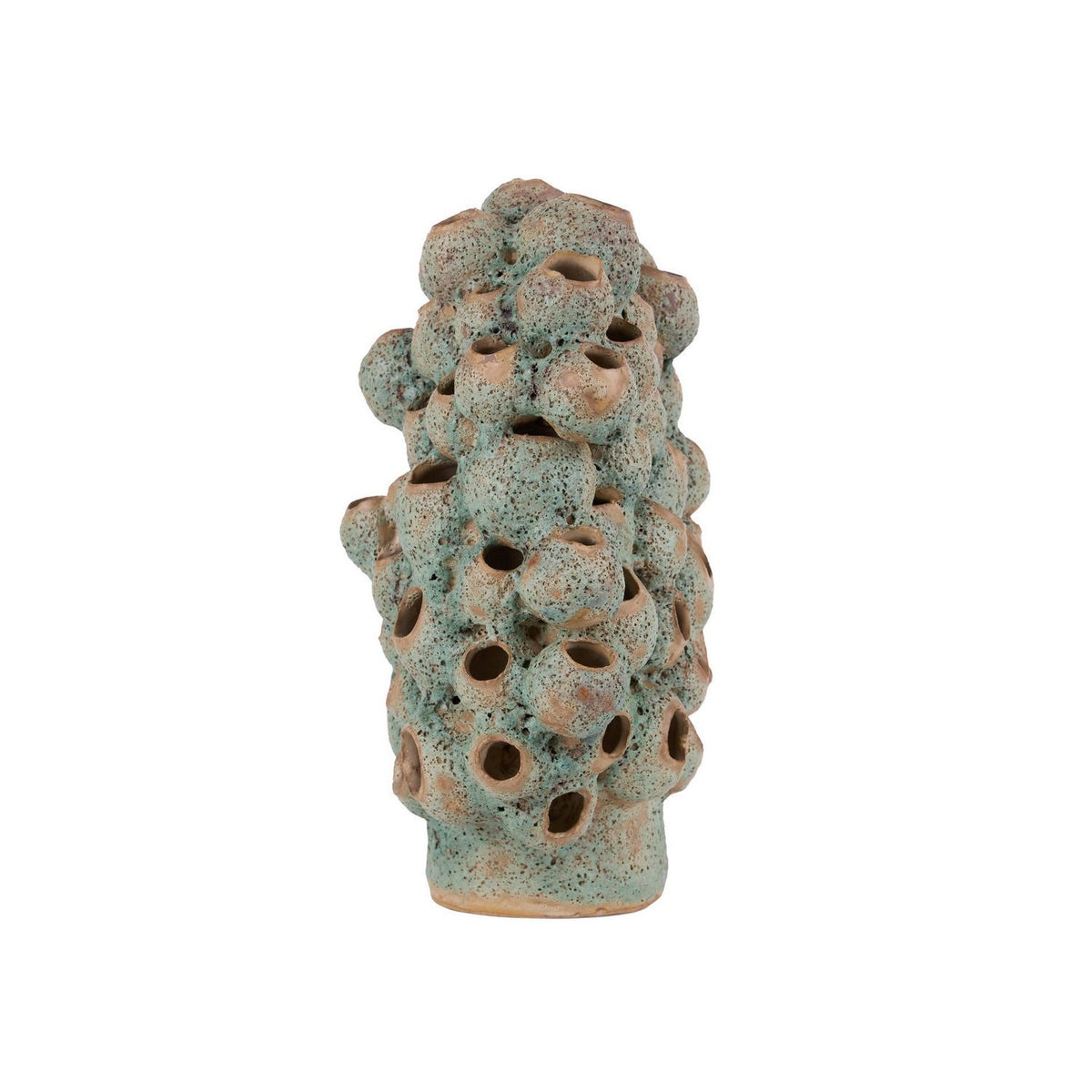 Currey and Company 1200-1107 Sunken Boat Barnacle Object in Moss Green