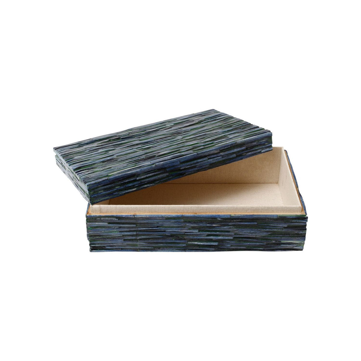 Currey and Company 1200-1121 Perseus Box Set of 2 in Green/Blue