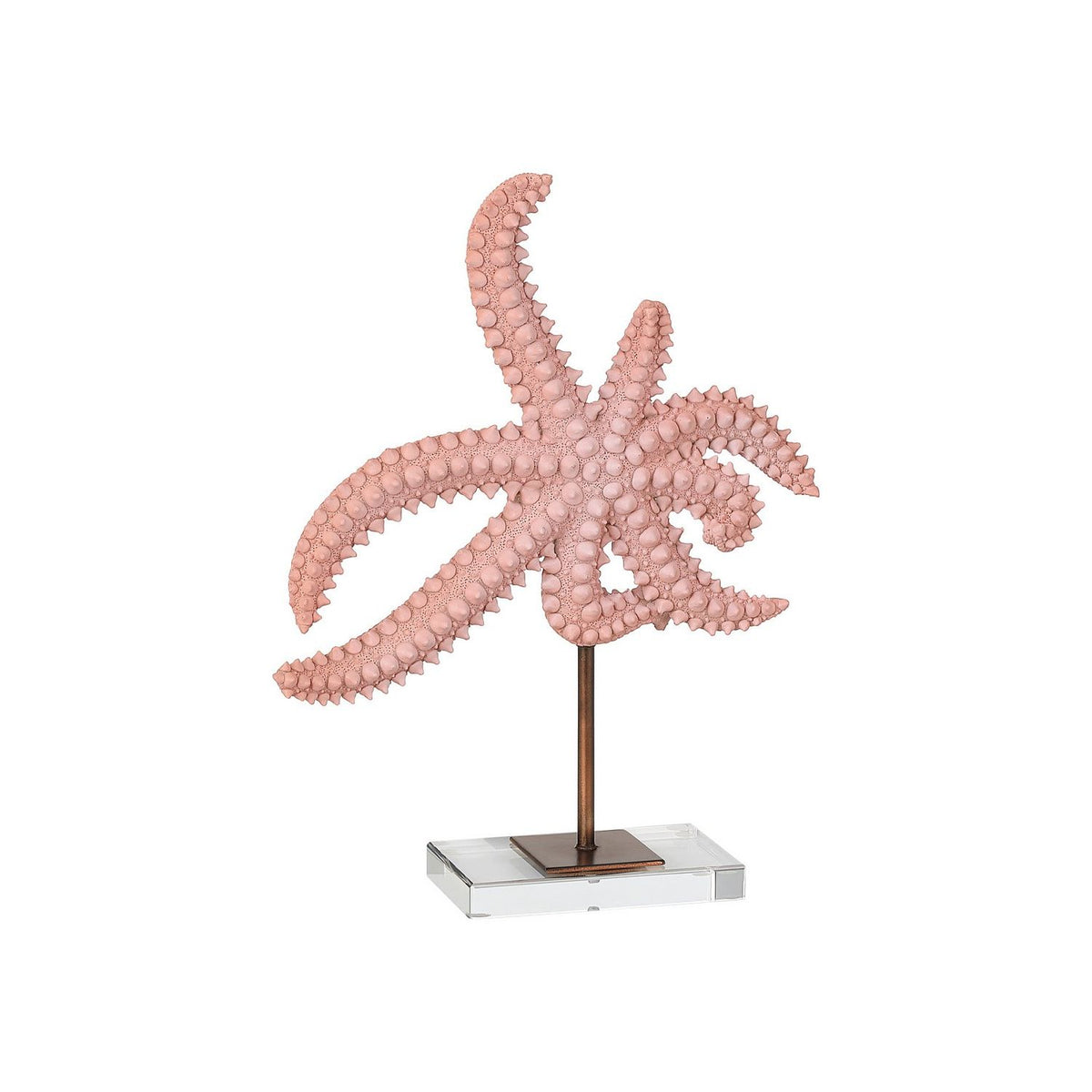 Currey and Company 1200-1171 Starfish Set of 2 in Pink