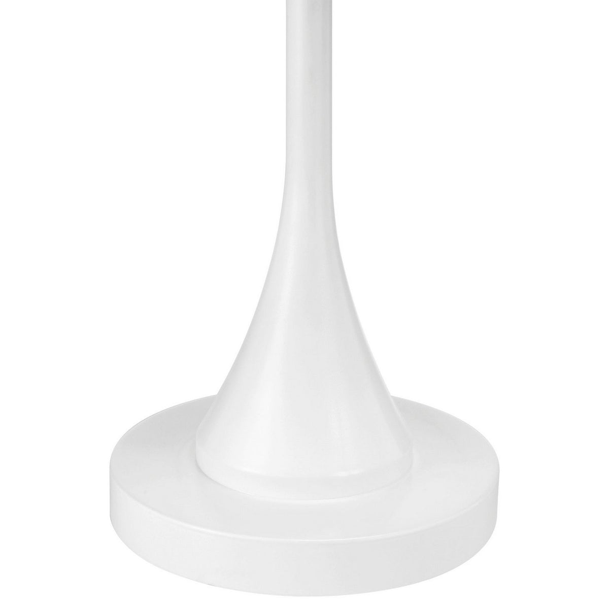 Currey and Company 4000-0258 Enid Accent Table in White/Gold