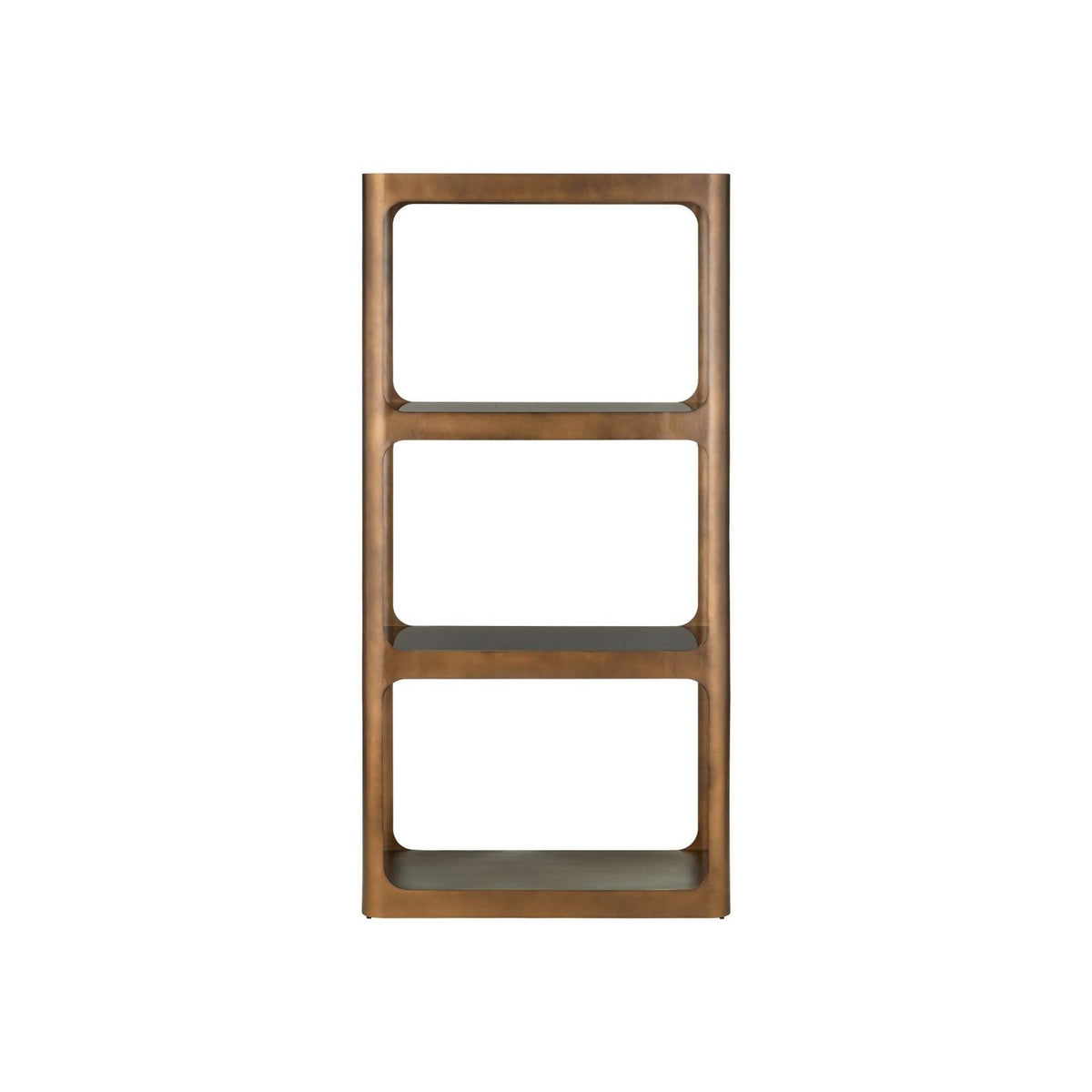 Currey and Company 4000-0261 Scaffale Etagere in Smoke Gold/Smoke