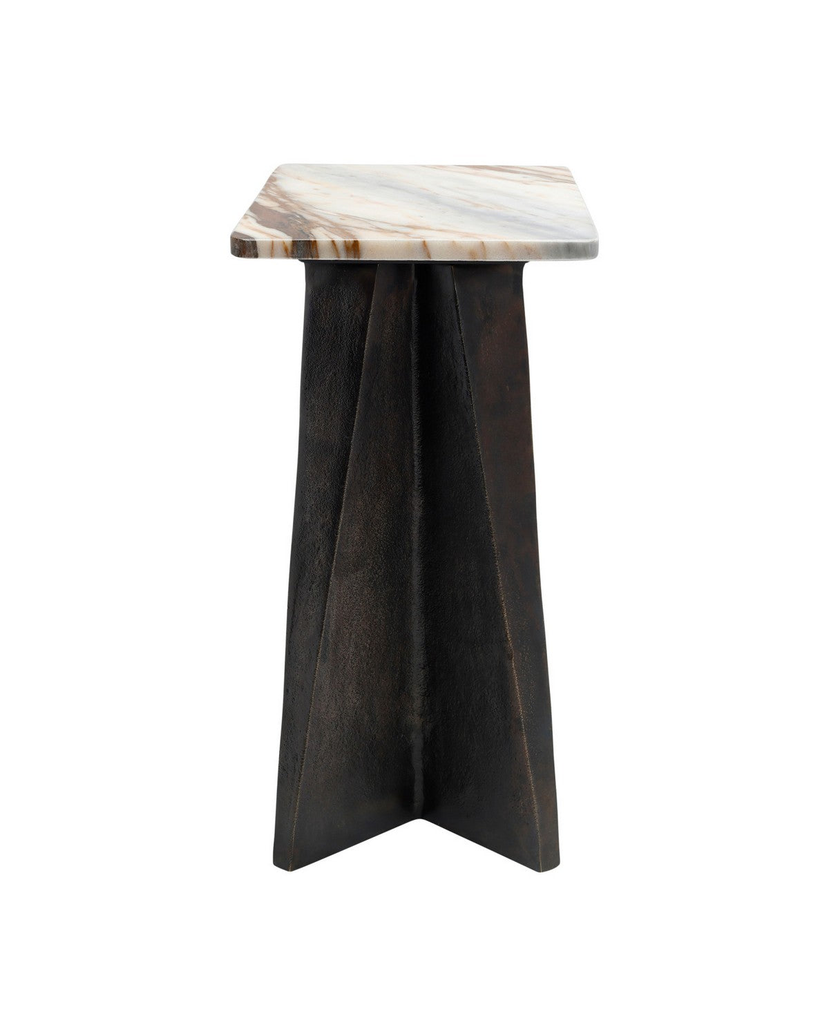 Currey and Company 4000-0269 Toth C Table in Bronze/Natural