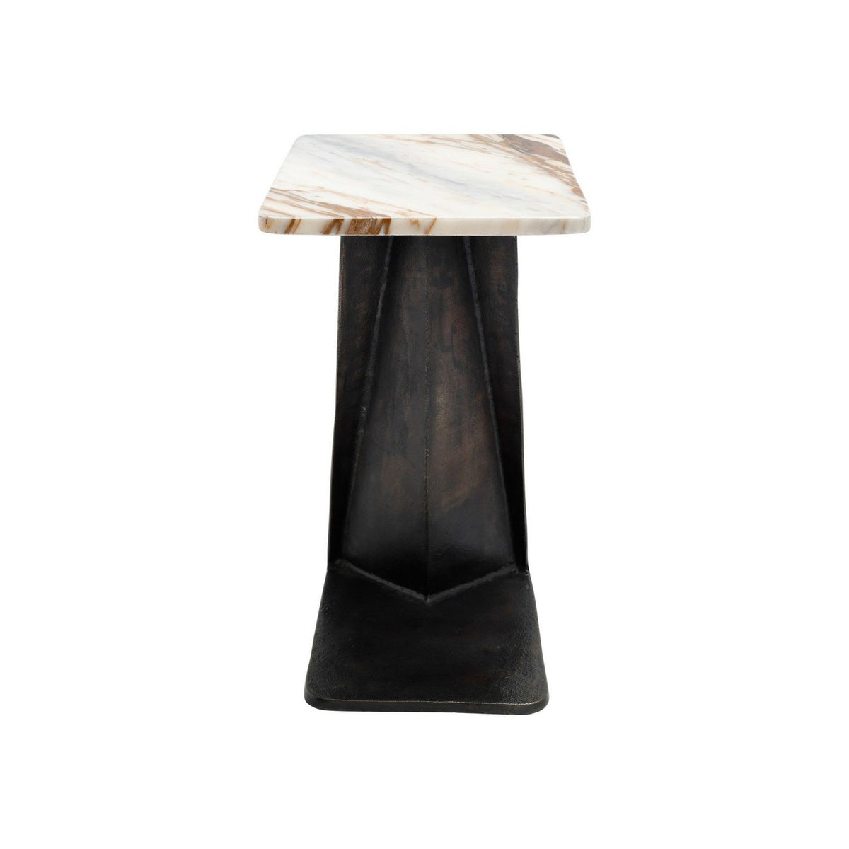 Currey and Company 4000-0269 Toth C Table in Bronze/Natural