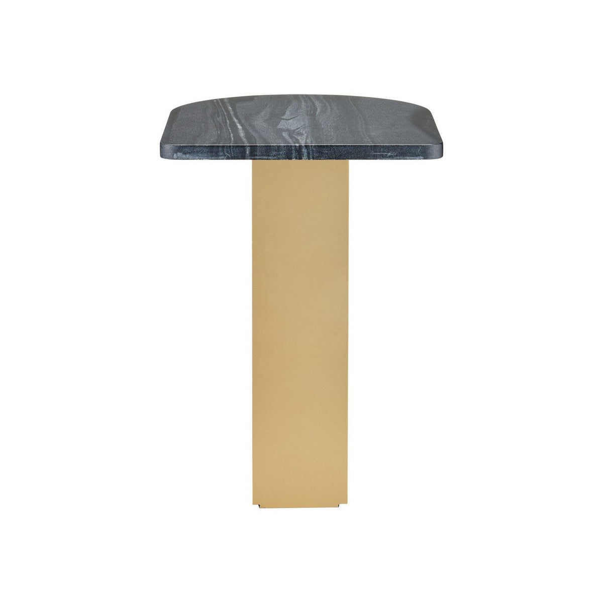 Currey and Company 4000-0279 Aldous Accent Table in Black/Gold