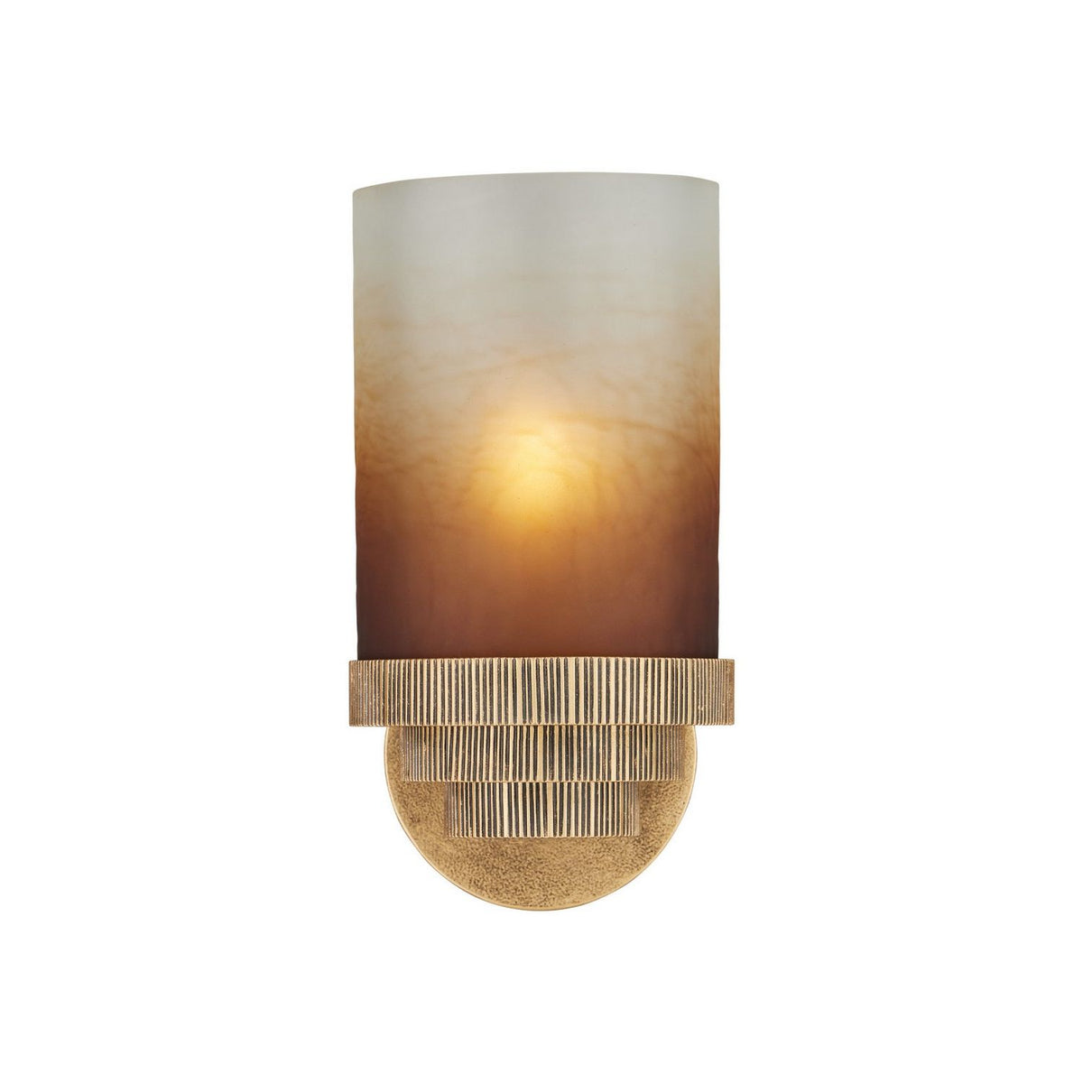 Currey and Company 5000-0310 Thorley Wall Sconce in Gold Luster/Antique Gold