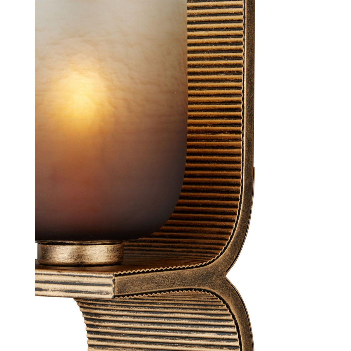 Currey and Company 5000-0311 Purcell Wall Sconce in Gold Luster/Antique Gold