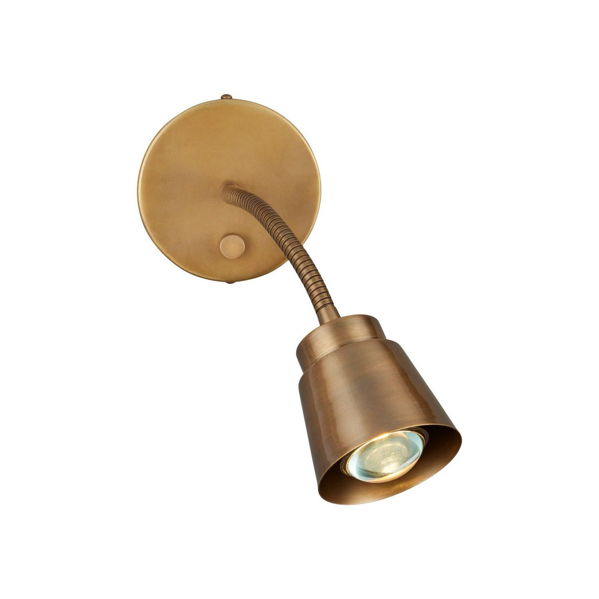 Currey and Company 5000-0313 Wilbaux Wall Sconce in Antique Brass