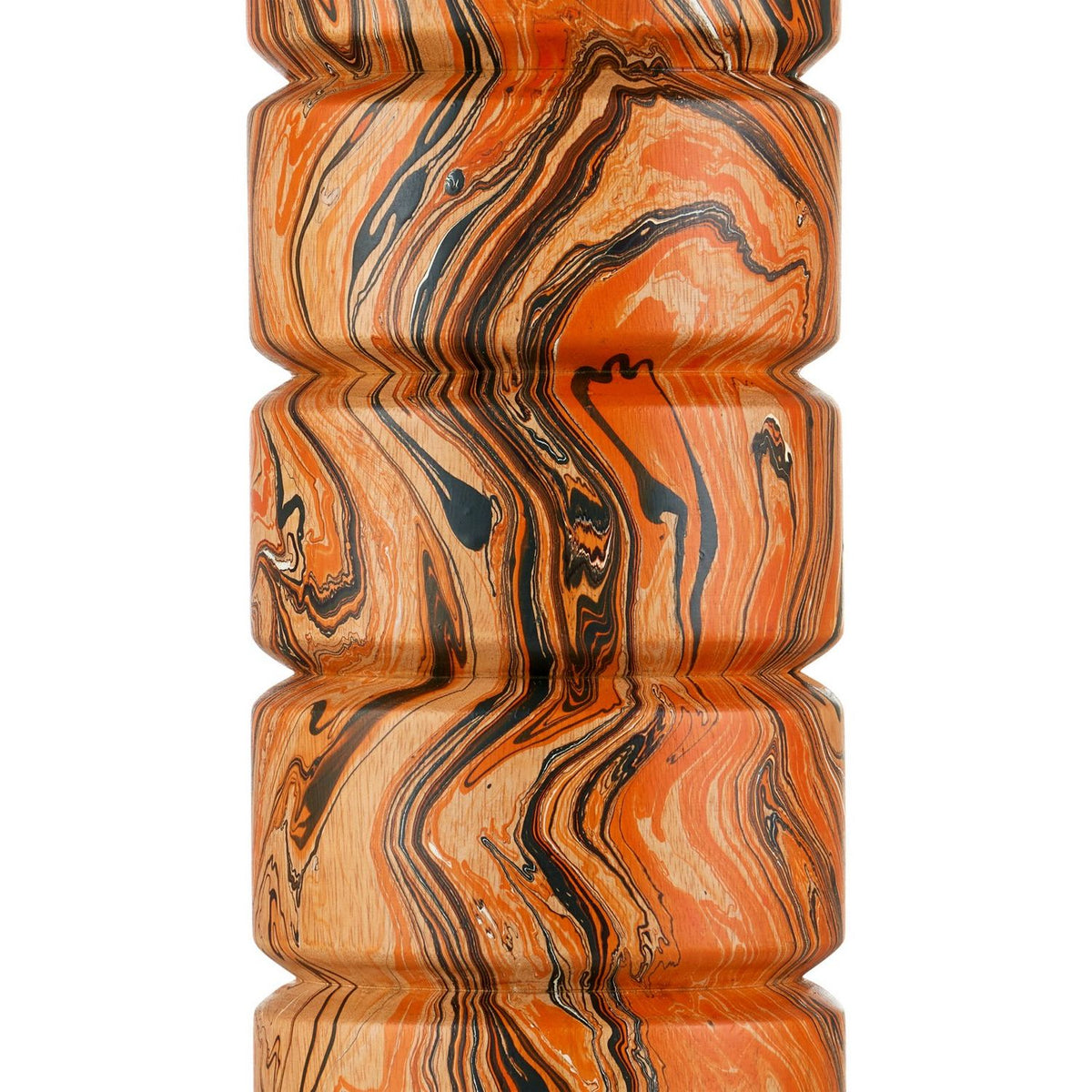 Currey and Company 6000-1087 Crantock Table Lamp in Marbelized Orange