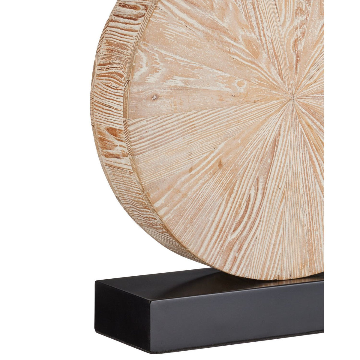 Currey and Company 6000-1100 Pinion Table Lamp in Natural/Black