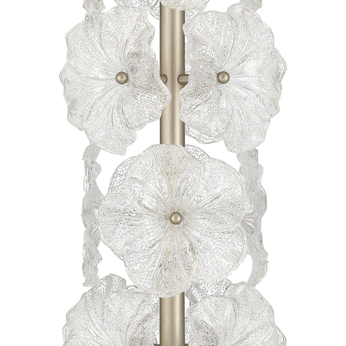 Currey and Company 6000-1110 Mallow Table Lamp in Clear/Champagne