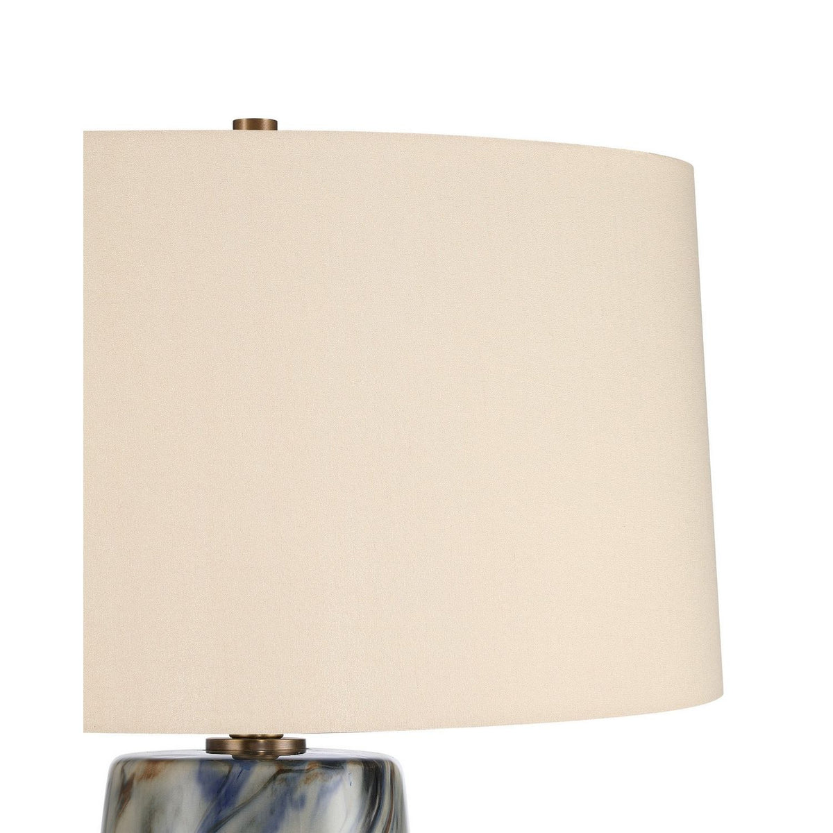Currey and Company 6000-1112 Rivulet Table Lamp in Marbleized Gray