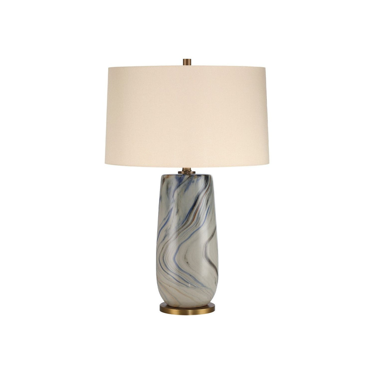Currey and Company 6000-1112 Rivulet Table Lamp in Marbleized Gray