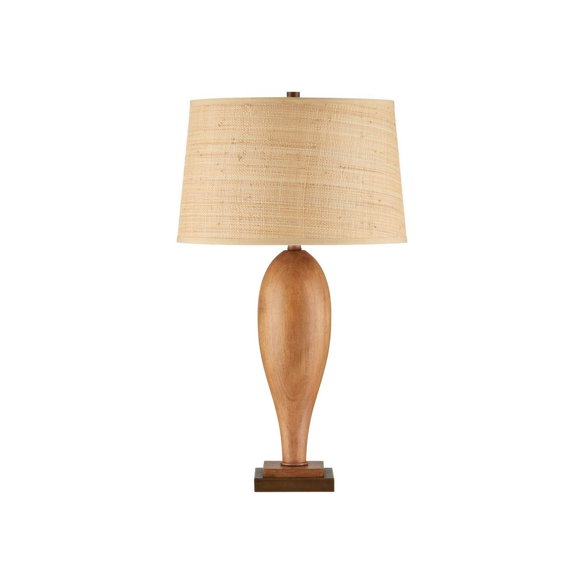 Currey and Company 6000-1124 Lignum Table Lamp in Chestnut