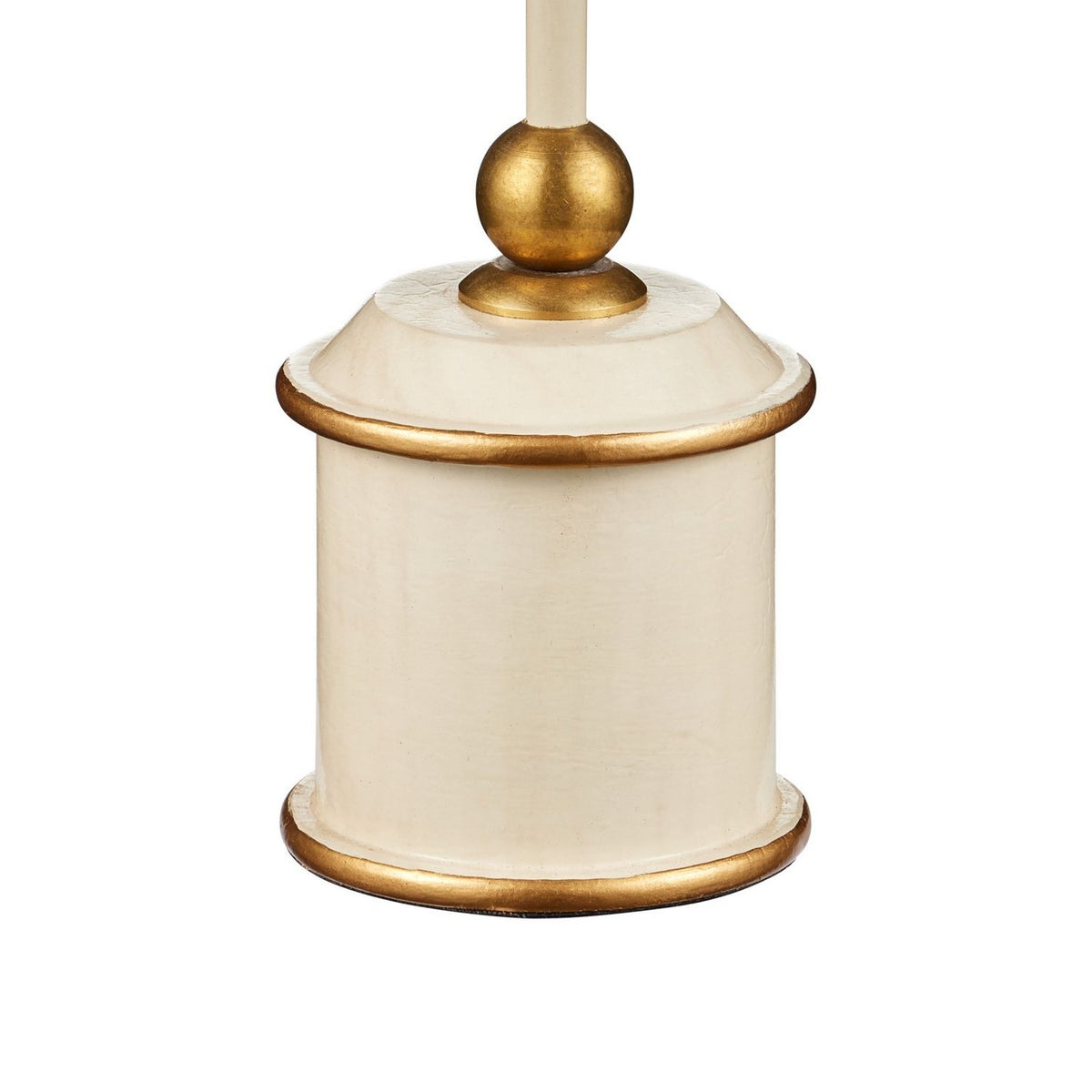Currey and Company 6700-0035 Daphne Cordless Table Lamp in Ivory/Gold