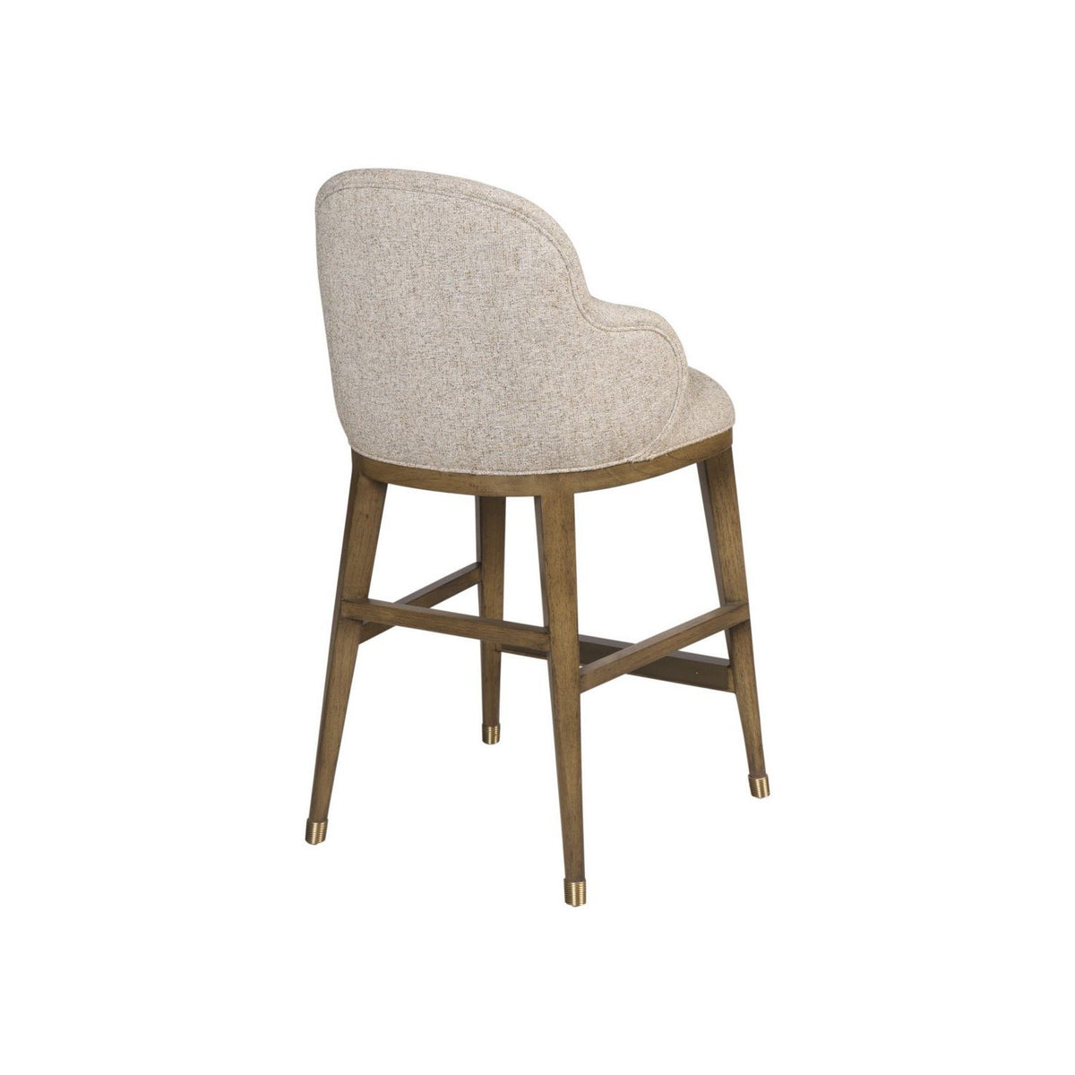 Currey and Company 7000-1132 Vario Counter Stool in Chanterelle/Satin Brass