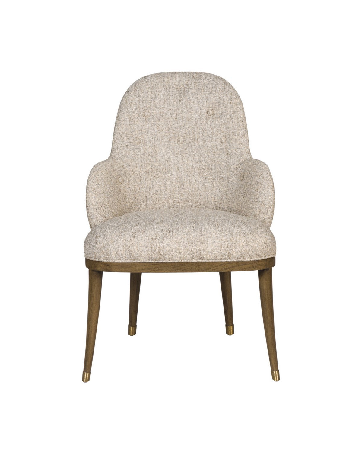 Currey and Company 7000-1152 Vario Chair in Chanterelle/Satin Brass