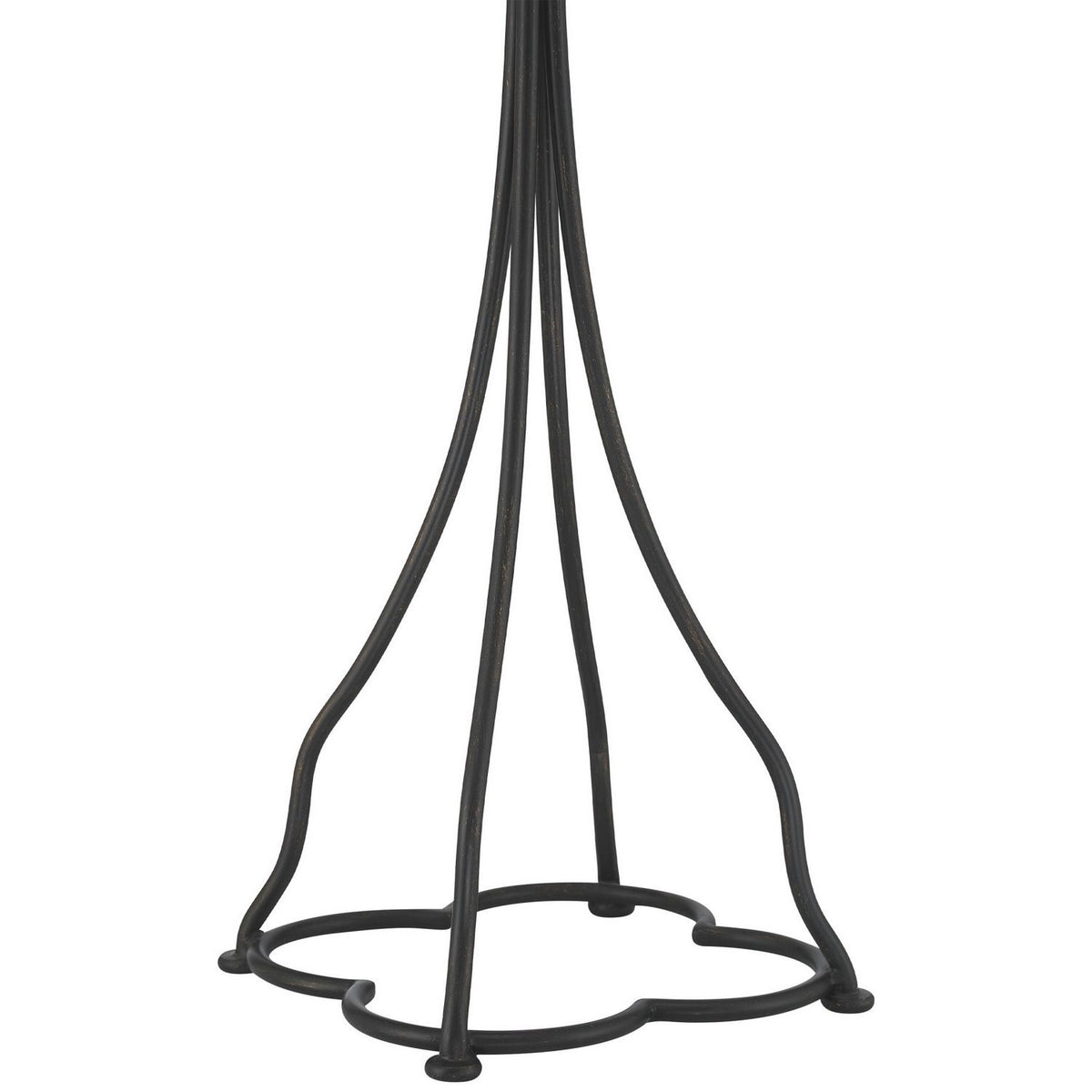 Currey and Company 8000-0184 Felicity Floor Lamp in Brushed Black