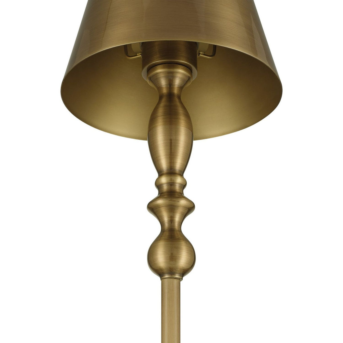 Currey and Company 8700-0001 Viaggio Cordless Floor Lamp in Polished Antique Brass