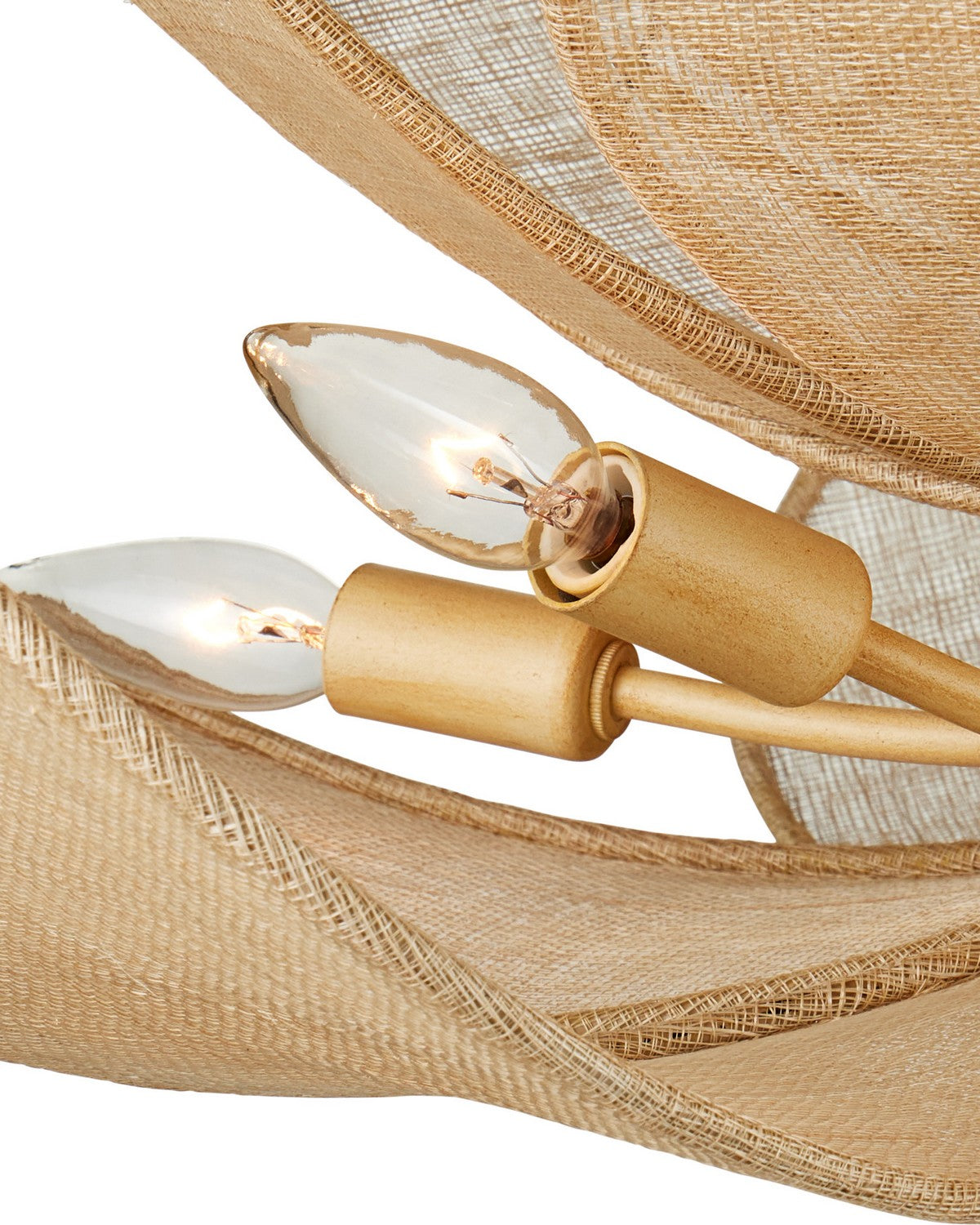 Currey and Company 9000-1430 Oblivion Chandelier in Natural/Coco Cream