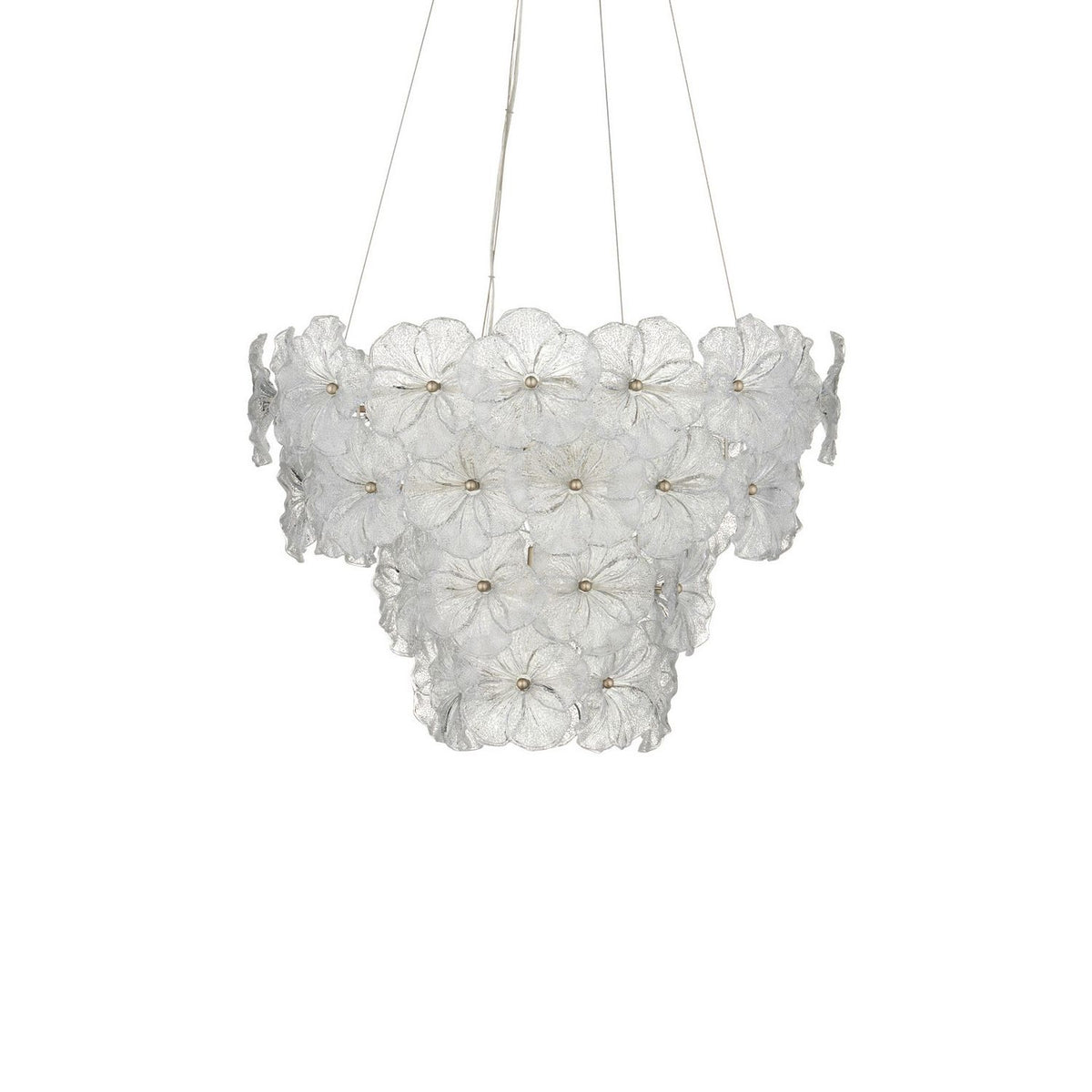 Currey and Company 9000-1467 Mallow Chandelier in Clear/Champagne