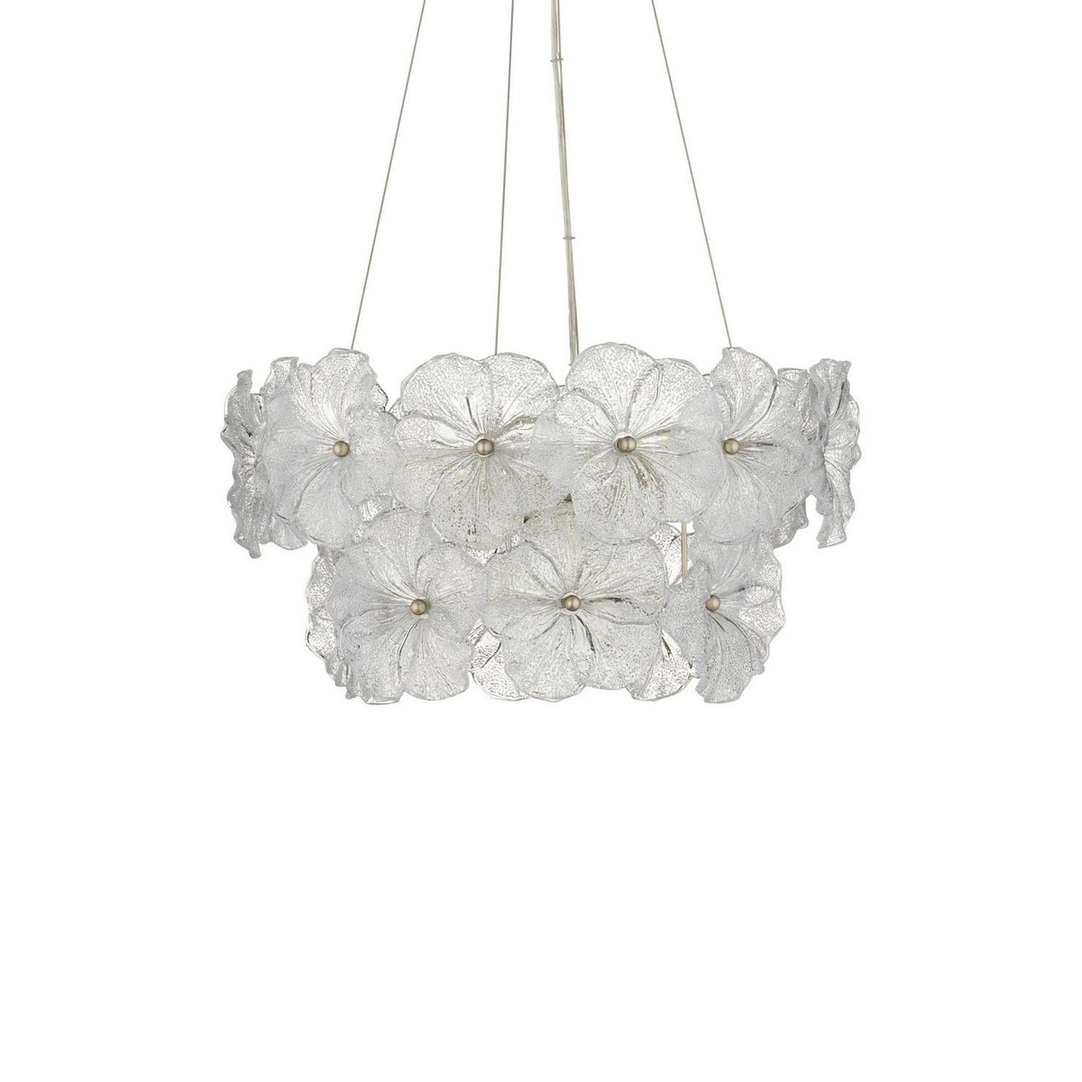 Currey and Company 9000-1468 Mallow Chandelier in Clear/Champagne
