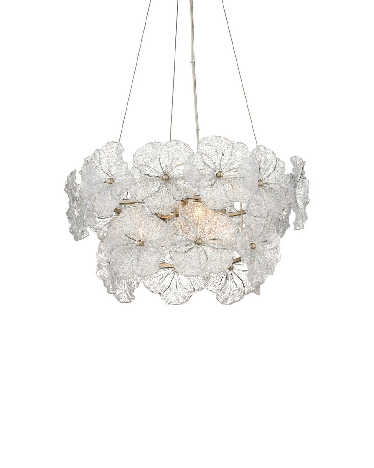 Currey and Company 9000-1468 Mallow Chandelier in Clear/Champagne