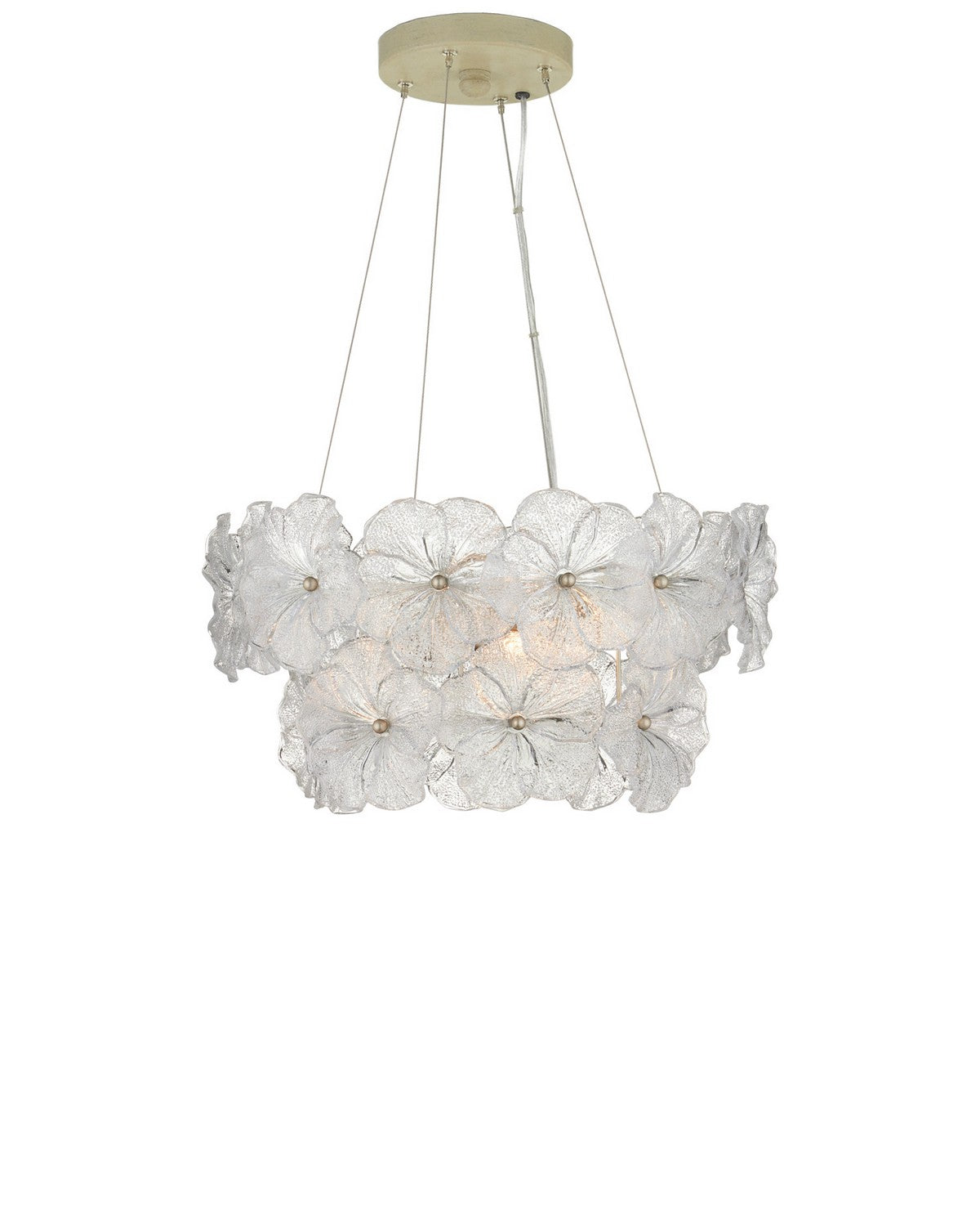Currey and Company 9000-1468 Mallow Chandelier in Clear/Champagne