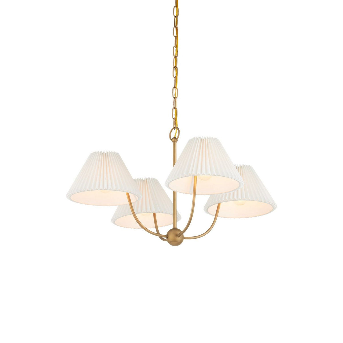 Currey and Company 9000-1482 Cedric Chandelier in Brass
