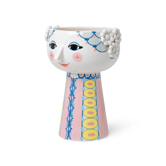 Bjørn Wiinblad 54042 Eva Vase in Pink/Blue