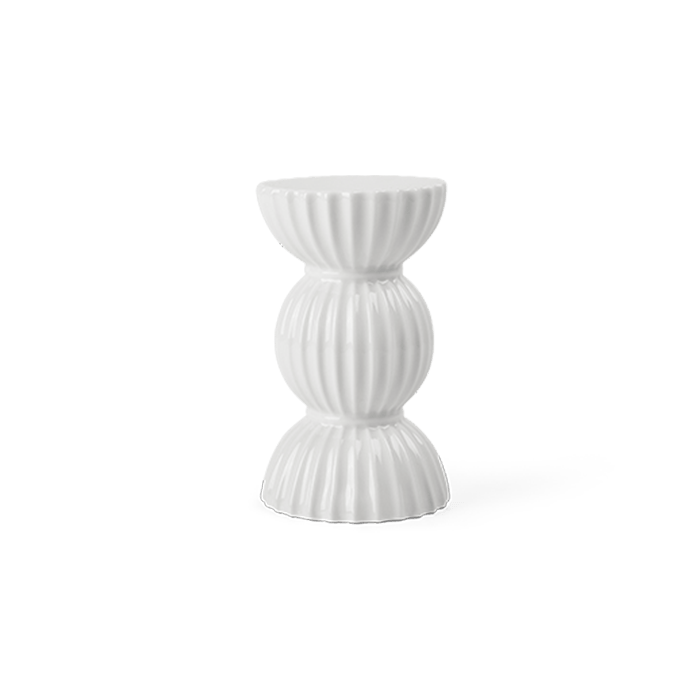Lyngby Porcelæn 201465 Tura Candle Holder in White