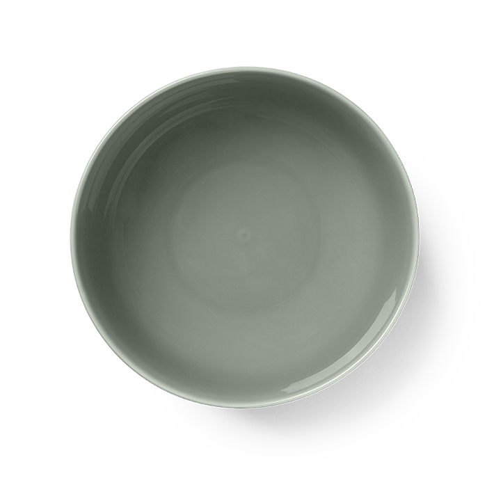 Lyngby Porcelæn 201825 Rhombe Earth Bowl in Moss