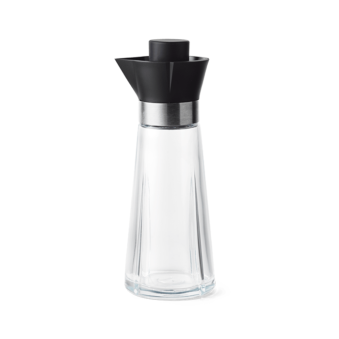 Rosendahl 25510 Grand Cru Oil and Vinegar Bottle in Black/Steel