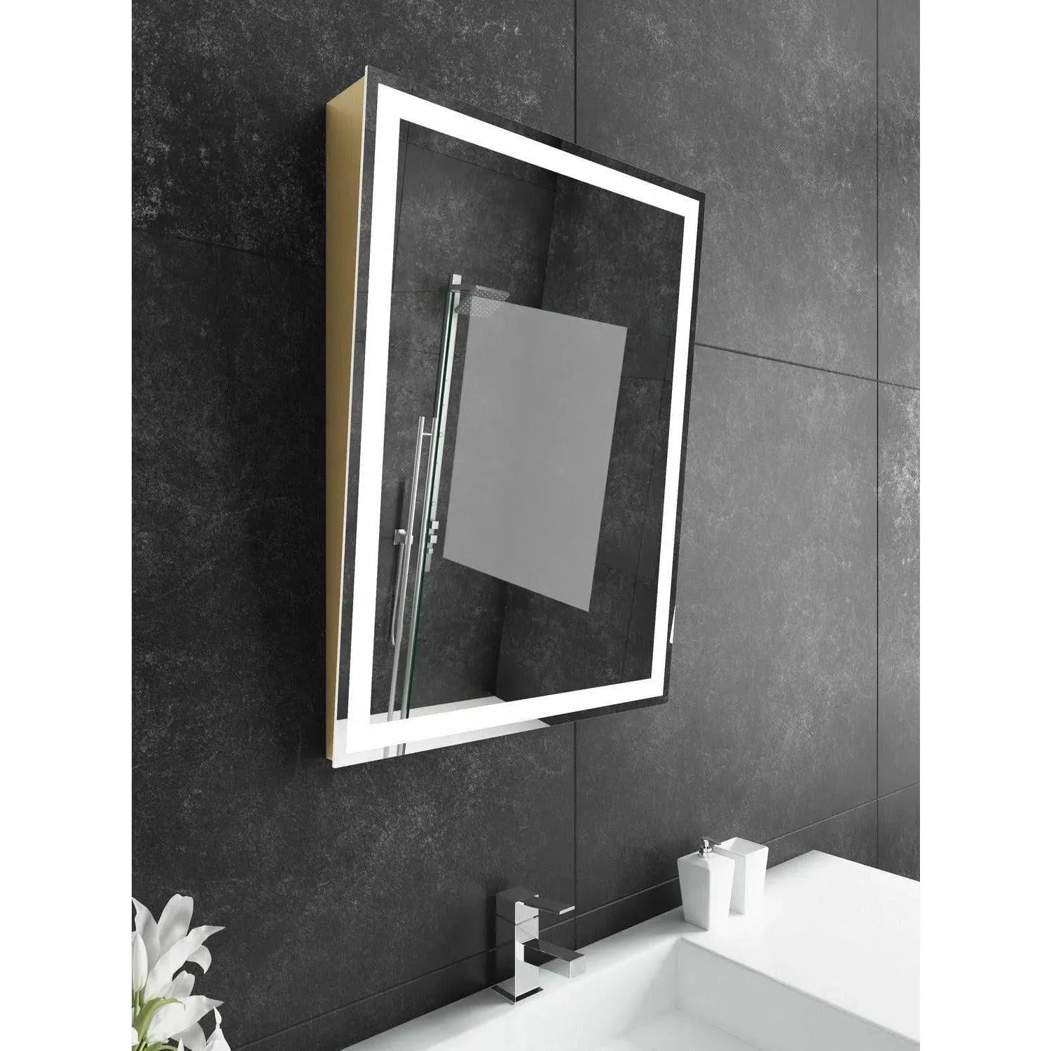 Paris Mirror - Adira LED Mirror - ADIRX24323000-GLD | The Rug District