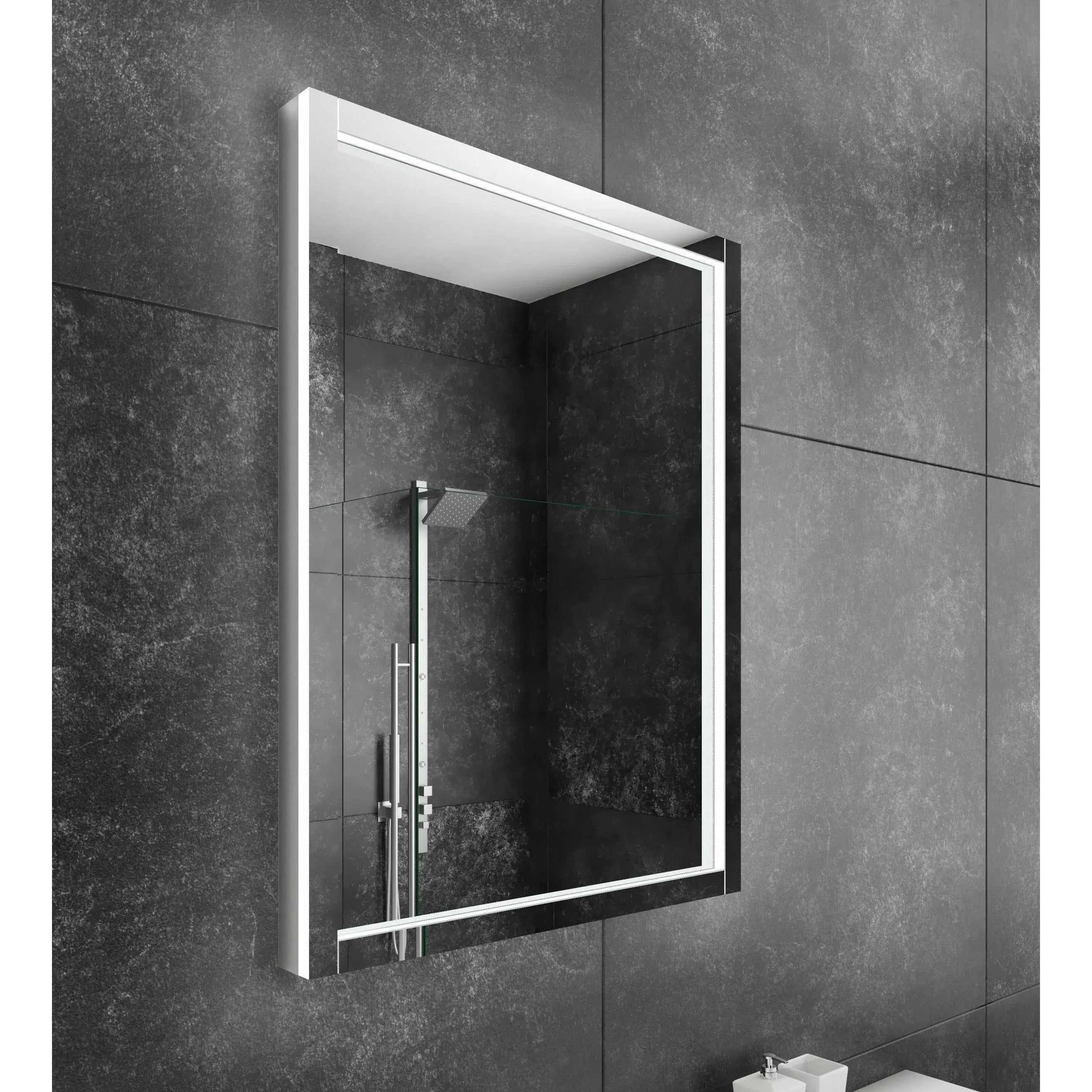 Paris Mirror - Flore LED Mirror - FLORX24323000 | The Rug District