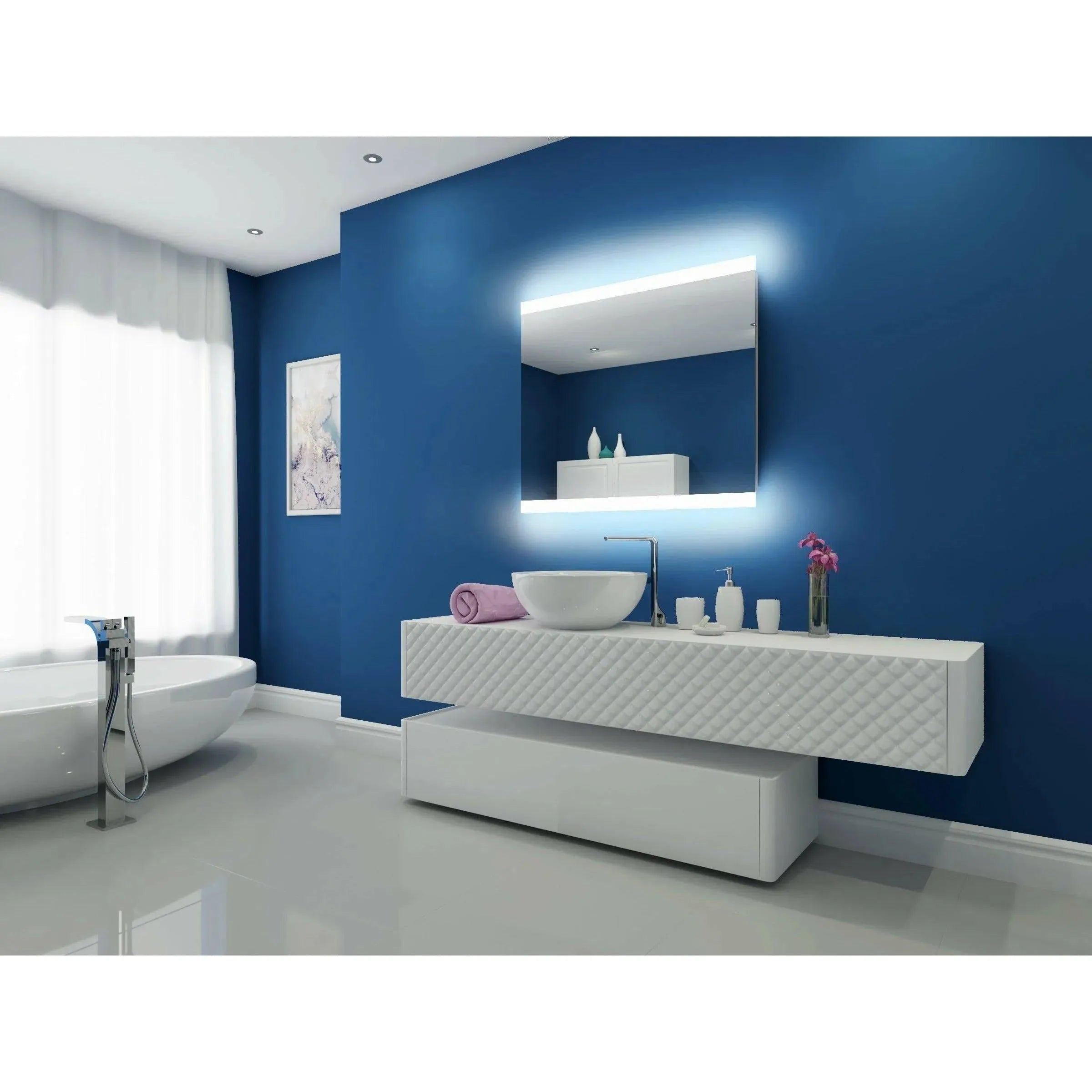 Paris Mirror - Paris Backlit LED Mirror - PARIX40353000 | The Rug District