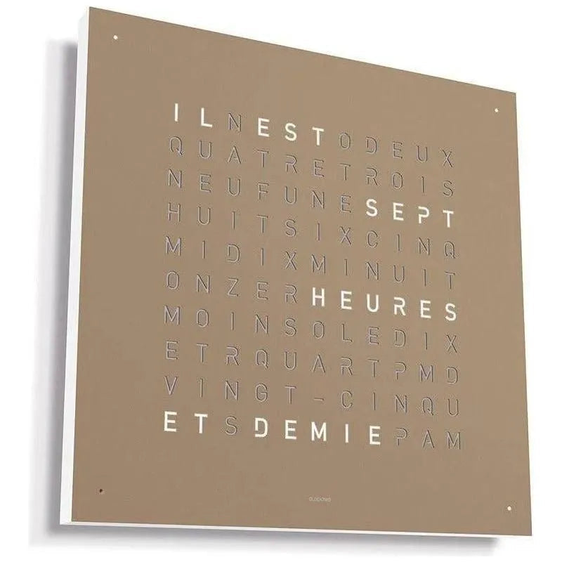 Qlocktwo - QLOCKTWO CLASSIC Wall Clock - QT-CLASSIC-FR-HZ | The Rug District