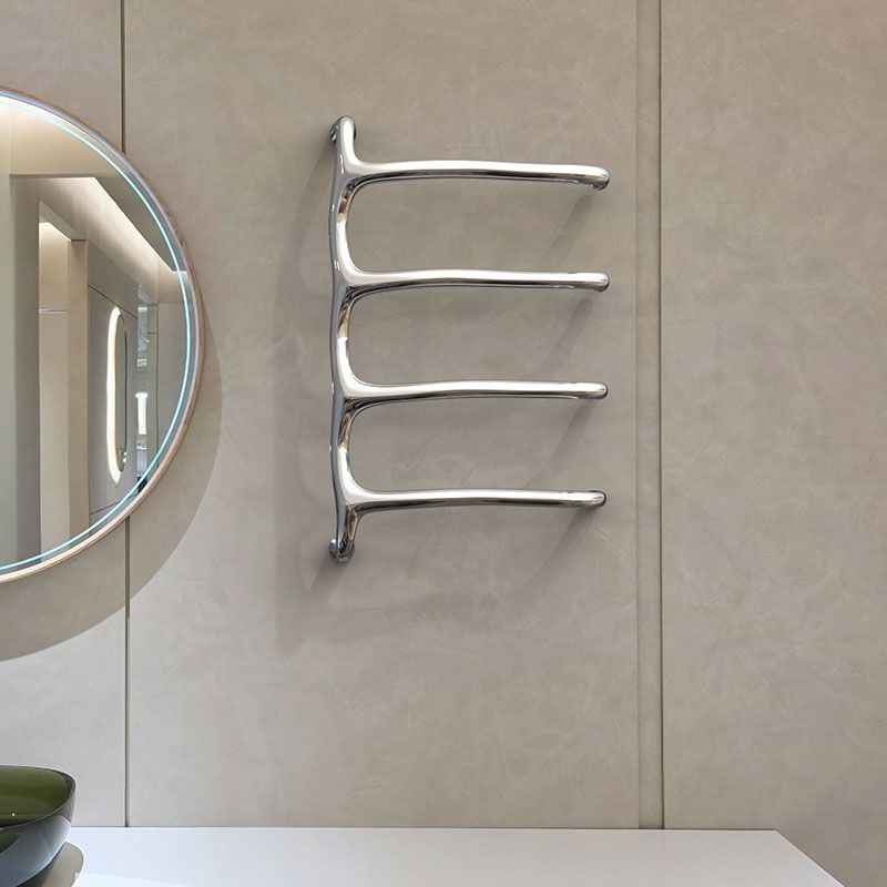 P&Bhusri S8-M-PWH-N Tuscany Glimmer Towel Warmer in Porcelain White