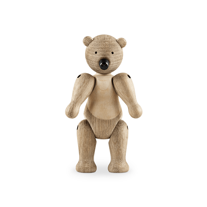 Kay Bojesen 39251 Bear Wooden Figurine in Oak/Maple