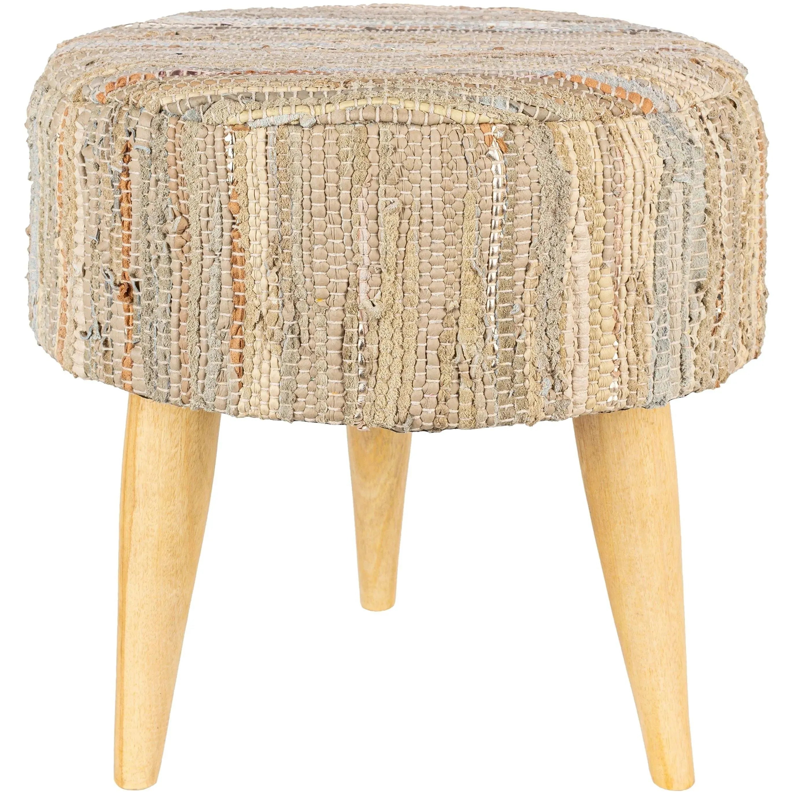 Surya - Anthracite Ottoman - ATE-005 | The Rug District