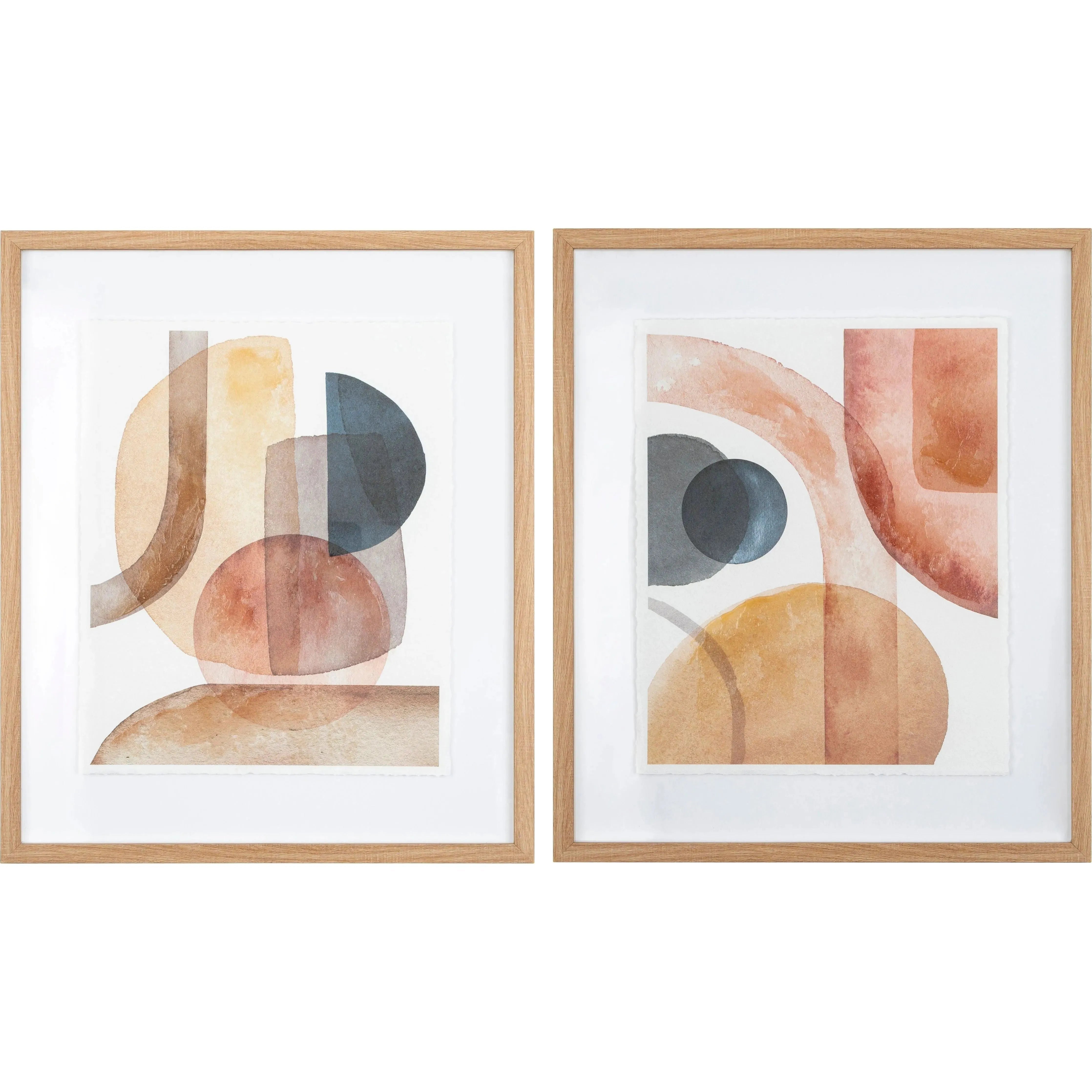 Surya - Bosaca Framed Art - BCS001-SET | The Rug District