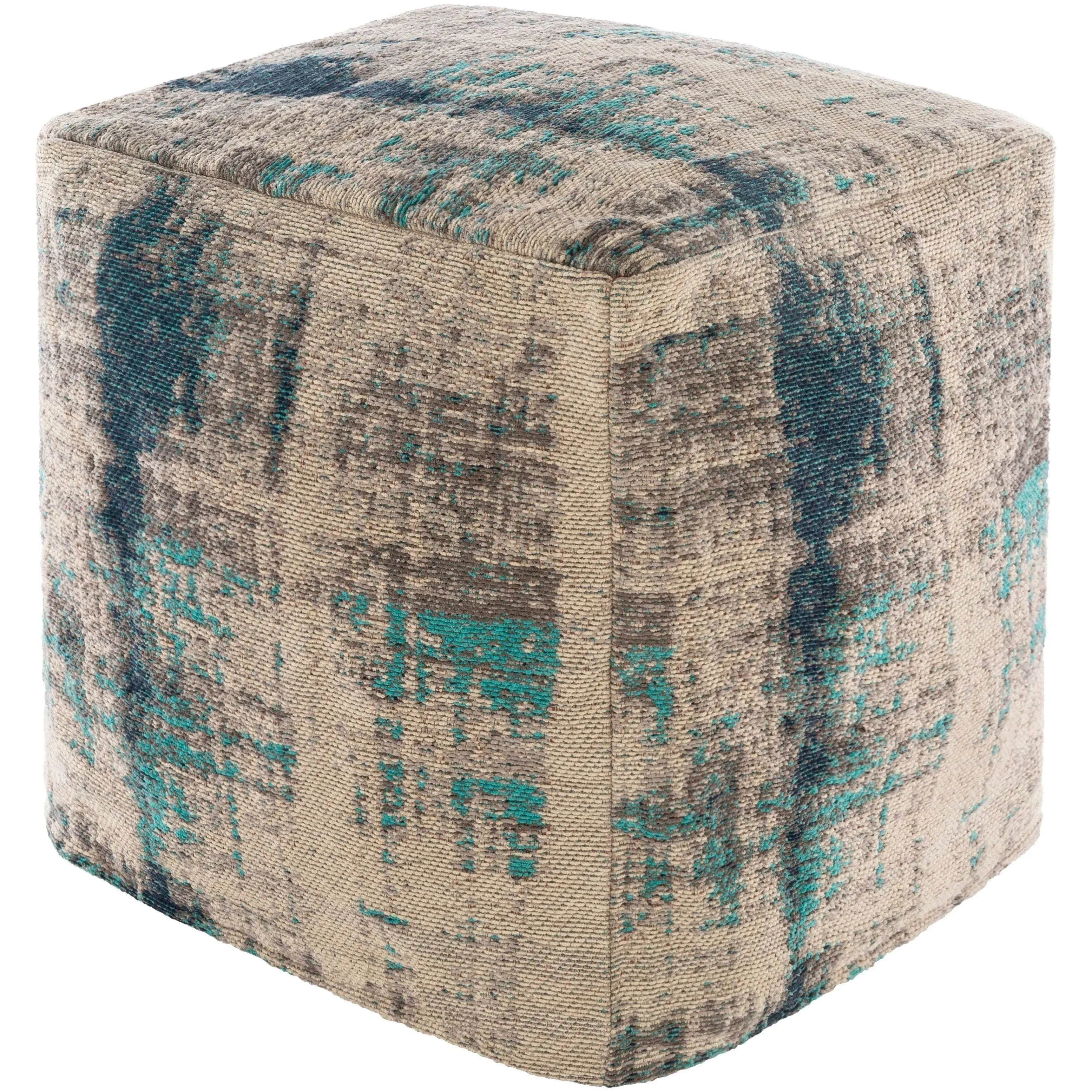 Surya - Dalen Pouf - DAPF003-181818 | The Rug District