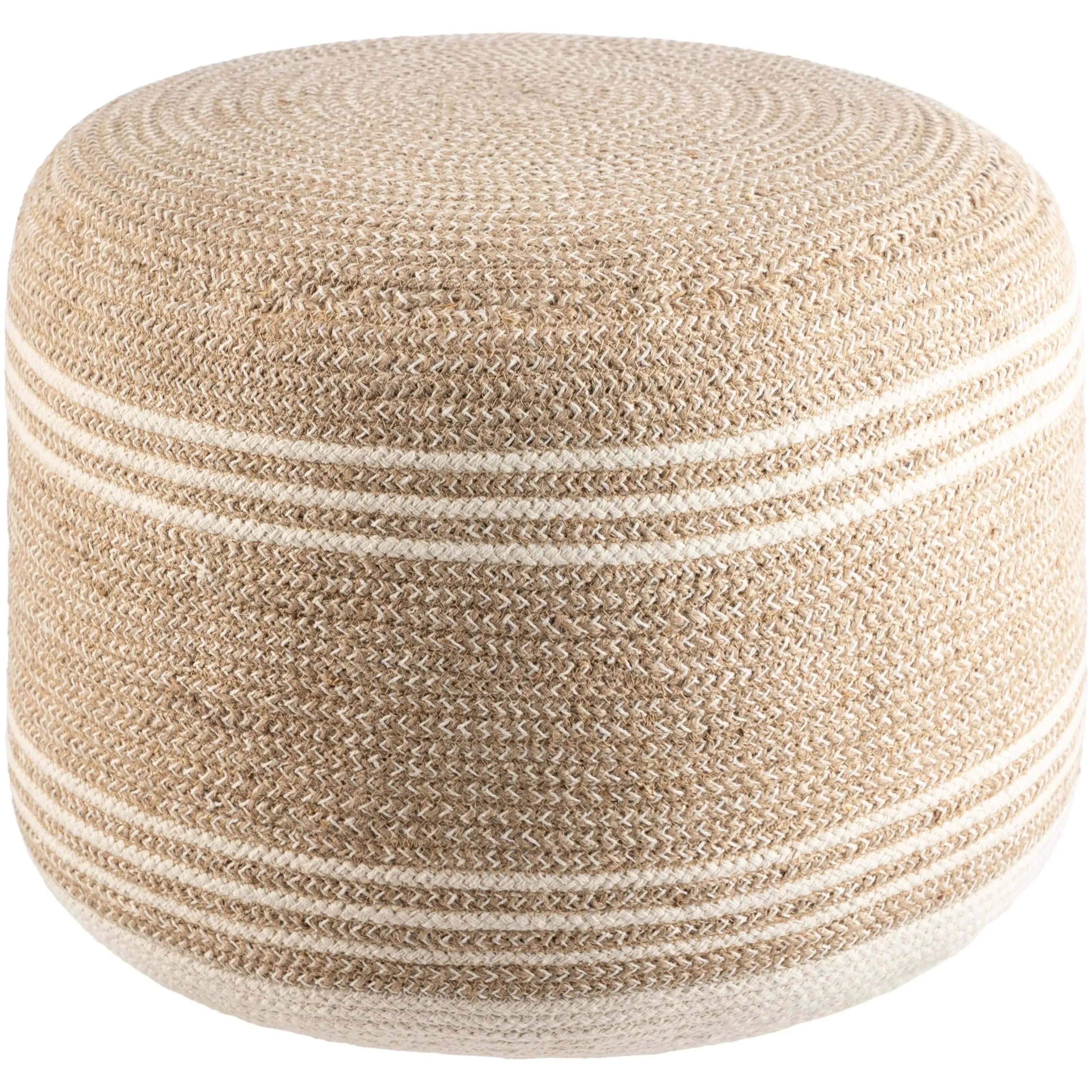 Surya - Frankfurt Pouf - FFPF001-141818 | The Rug District