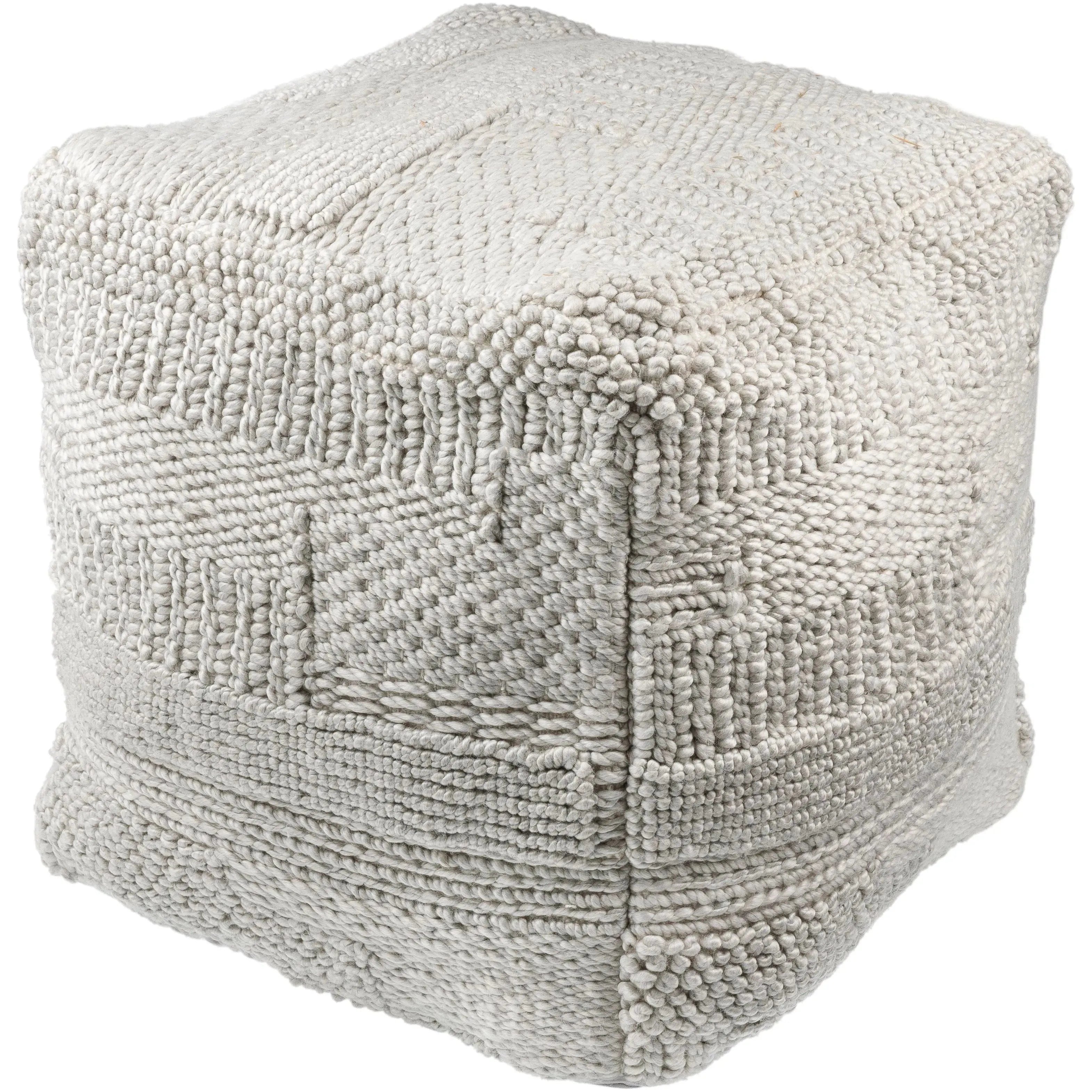 Surya - Gabon Pouf - GNPF003-181818 | The Rug District