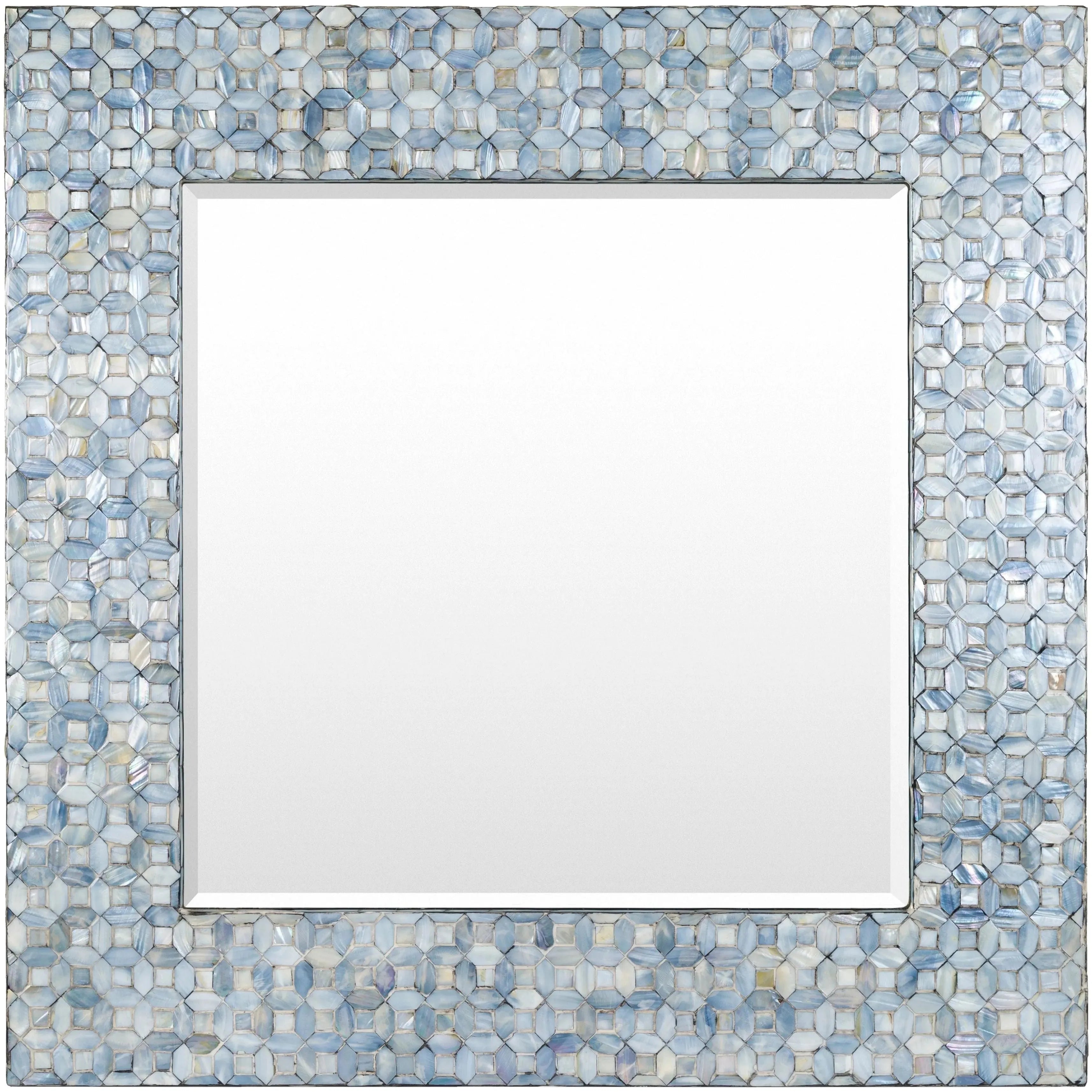 Surya - Iridescent Square Mirror - ISC015-3232 | The Rug District
